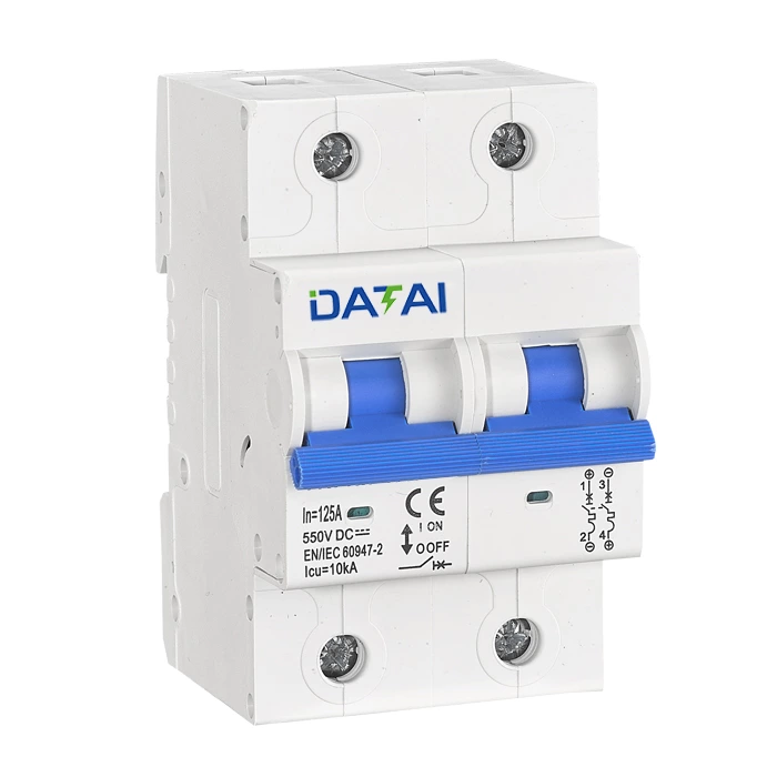 DTLB6-125 2P DC MCB（Mini circuit breaker)