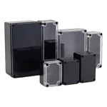 Waterproof Electrical Junction Plastic Box ABS AG Series with Black