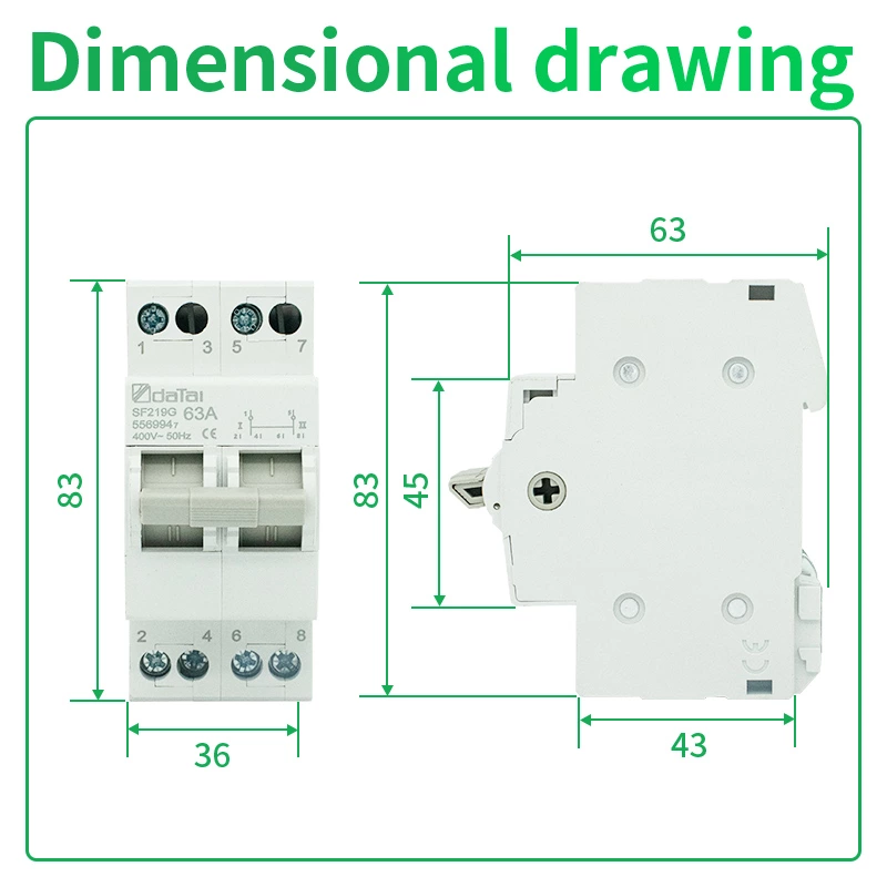 Automatic Manual Transfer Switch 2p