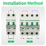 DTB1-63 2P DC MCB（Mini circuit breaker)