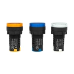 LED light AD16-22DS high brightness indicator and Push-button switch control start stop self-reset XB2-BA31/42/BD33/21 emergency stop knob Flat knob