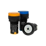 LED light AD16-22DS high brightness indicator and Push-button switch control start stop self-reset XB2-BA31/42/BD33/21 emergency stop knob Flat knob