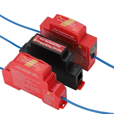 Hot Aerosol Din-rail Fire Extinguisher For Small Electrical Equipment For Protection And Safety
