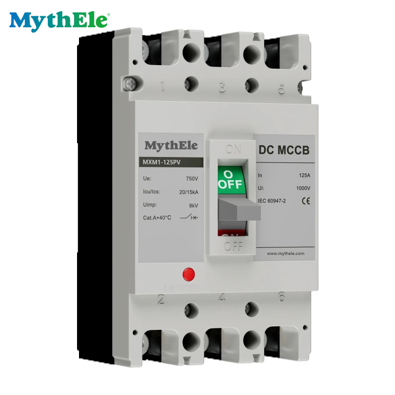 MXM1-125PV 3P DC MCCB（Moulded Case Circuit Breaker)