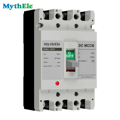 MXM1-125PV 3P DC MCCB（Moulded Case Circuit Breaker)