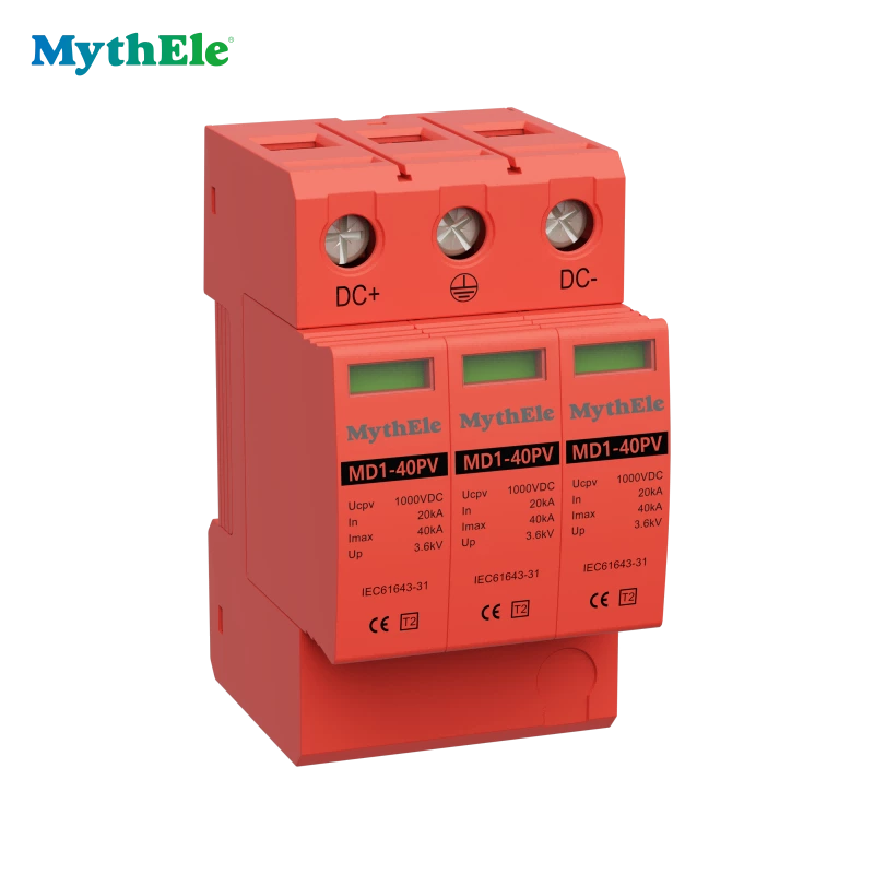 MD1-40PV 3P DC SPD(Surge Protective Device)