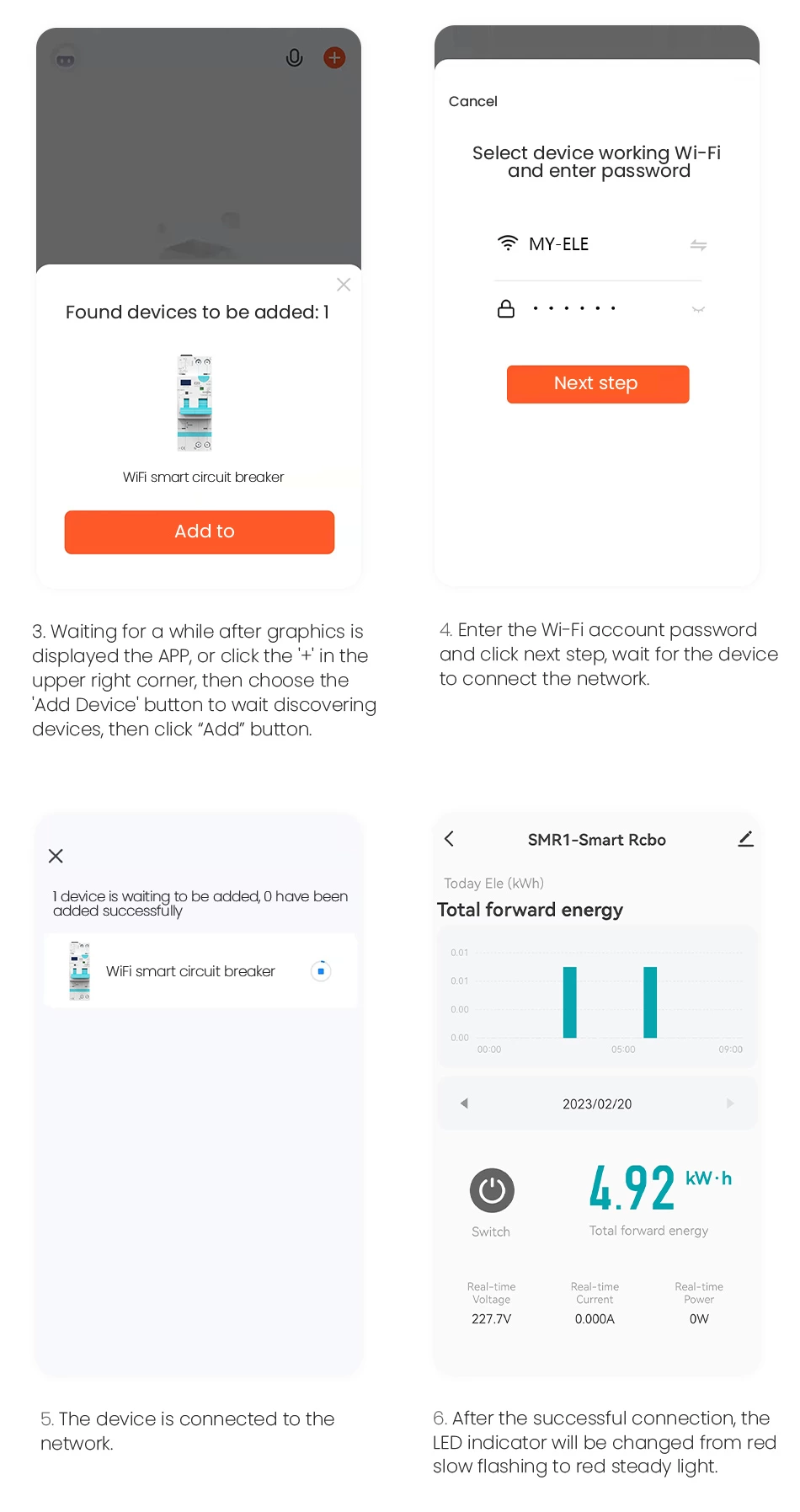 MYZCB-40 WiFi RCBO Smart Circuit Breaker
