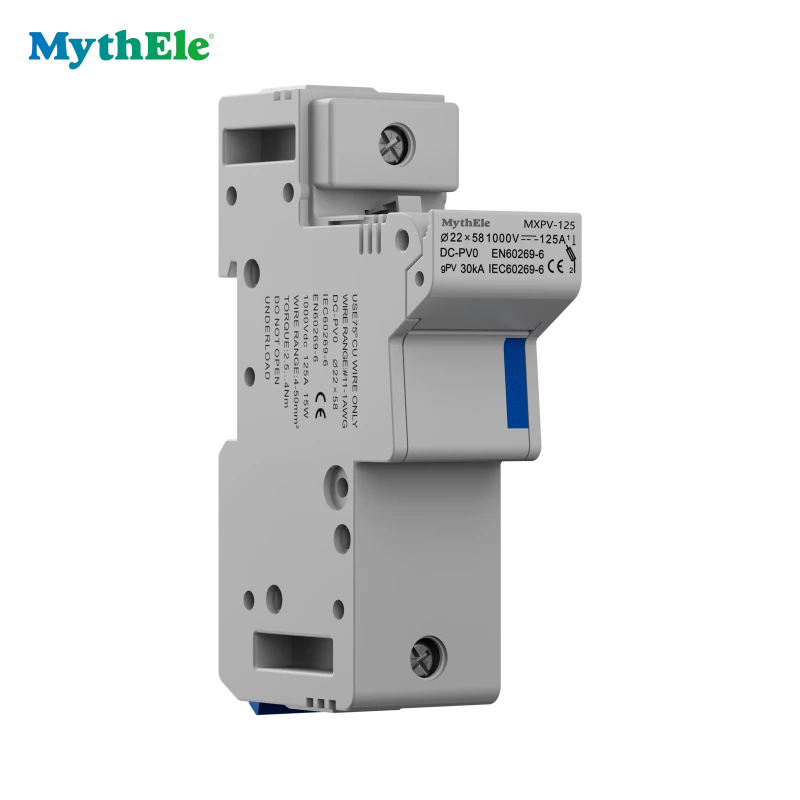 MXPV-125 DC1000V 125A 22x58MM Solar DC Fuse