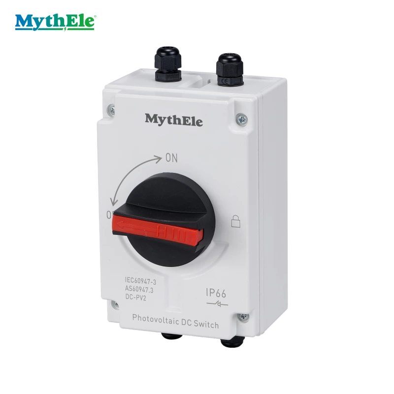 MXNQ-40 M12 IP66 Waterproof DC Isolator Switch
